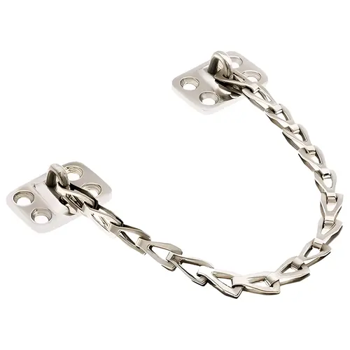 Transom Chain 12" Long, Steel Material, Residential Style, 12" Length, Satin Nickel Finish, Mounting Hardware Included Transom Chain 12" Long, Steel Material, Residential Style, 12" Length, Satin Nickel Finish, Mounting Hardware Included