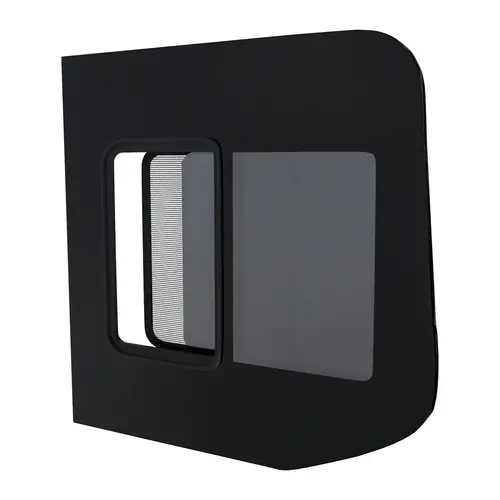 777mm x 777mm Glass Window For Mercedes Sprinter,Passenger Side Back Door Sliding with Internal Screen Window Position Privacy Tinted