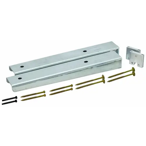 Heavy Duty Floating Shelf Bracket, EZ-Loc Innovashelf 125 lb load rating, 8" length galvanized/chromatized