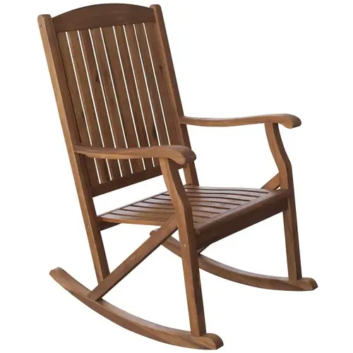 Sequoia Patio Rocker Chair, 24 in OAW, 35 in OAD, 44.1 in OAH, Hardwood