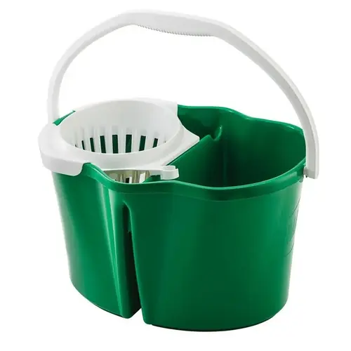 5041 Clean and Rinse Bucket, 4 gal, Polypropylene, Green 5041 Clean and Rinse Bucket, 4 gal, Polypropylene, Green