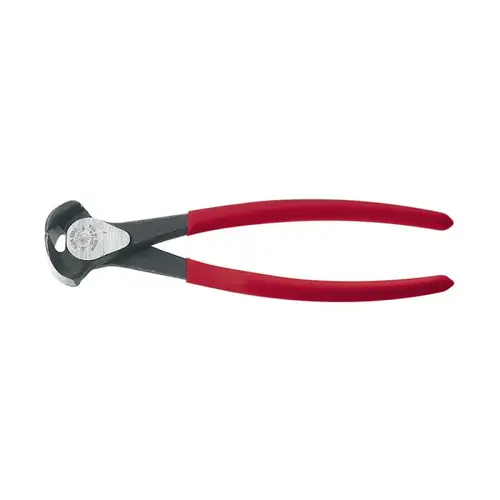 End-Cutting Plier, 8-1/2 in OAL, 11/16 in Jaw Opening, Red Handle, 1.188 in W Jaw, 3/8 in L Jaw End-Cutting Plier, 8-1/2 in OAL, 11/16 in Jaw Opening, Red Handle, 1.188 in W Jaw, 3/8 in L Jaw