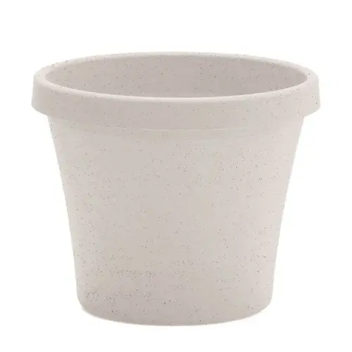Terra Series Planter, 10-3/4 in Dia, 8-1/2 in H, Round, Plastic, Vanilla Bean - pack of 20 Terra Series Planter, 10-3/4 in Dia, 8-1/2 in H, Round, Plastic, Vanilla Bean - pack of 20