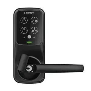 Lockly PGD628WMB Secure Pro Latch Edition, Includes Wi-Fi Hub, 622/MB Matte Black