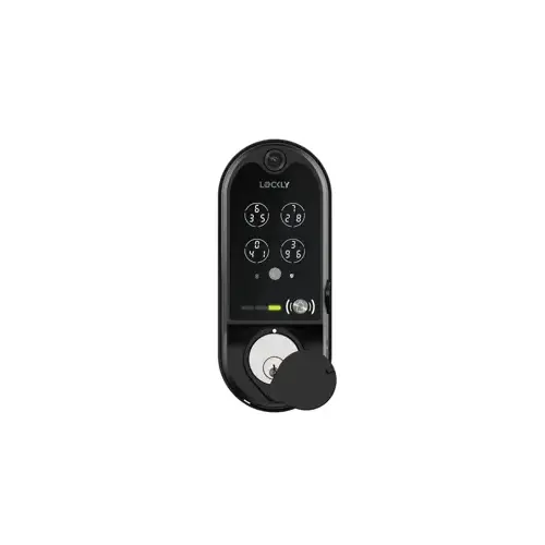 Vision Smart Lock + Video Doorbell, Includes: Wi-Fi Hub, 622/MB Matte Black