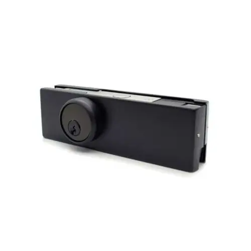 Bohle Patch Lock with Strike Plate - Matte Black