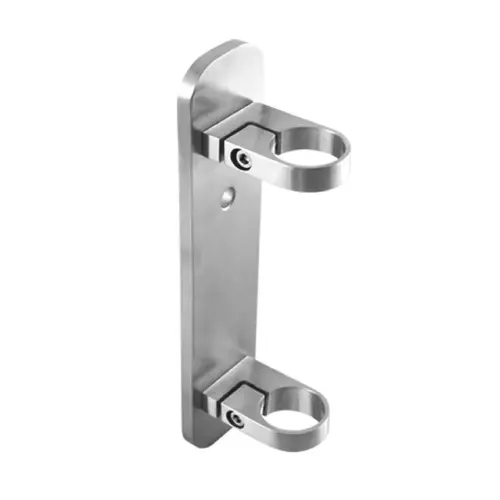 Post Fascia Bracket 1.90" O/D Height Adjustable 2" - Brushed Stainless Post Fascia Bracket 1.90" O/D Height Adjustable 2" - Brushed Stainless
