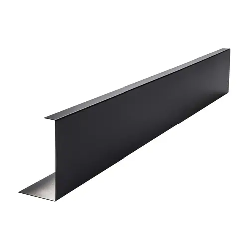 VetroMount Cladding Fascia For 11/16-3/4" Glass 10' - Matte Black VetroMount Cladding Fascia For 11/16-3/4" Glass 10' - Matte Black