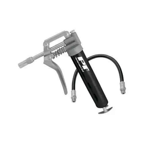Mini Pistol Grip Grease Gun, 12 In. Flex Hose, 3 oz.