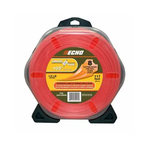 Cross-Fire String Trimmer Line, .105 In. x 117 Ft. Cross-Fire String Trimmer Line, .105 In. x 117 Ft.