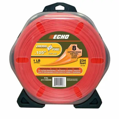 Echo Cross-Fire String Trimmer Line .105 In. x 234 Ft. 311105065 Echo Cross-Fire String Trimmer Line .105 In. x 234 Ft. 311105065