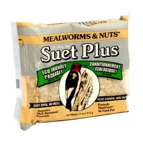 Suet Mealworms & Nuts - 11oz. Suet Mealworms & Nuts - 11oz.