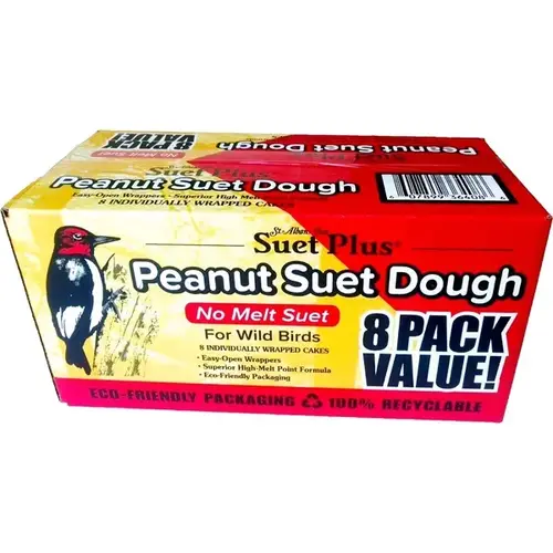 Suet Peanut Dough Cakes - 12oz each pack of 8 Suet Peanut Dough Cakes - 12oz each pack of 8