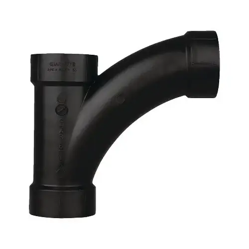 4 in ABS DWV Combination WYES - Black