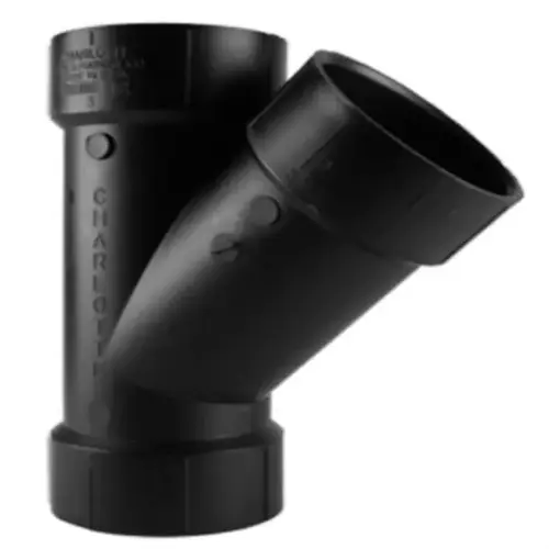 2 in ABS DWV 45-Degree WYES - Black