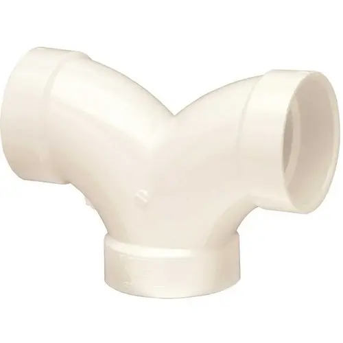 2" PVC DWV Double 90-Degree All Hub Elbow Fitting 2" PVC DWV Double 90-Degree All Hub Elbow Fitting