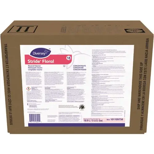 Stride Floral Neutral Clnr Fl 5 Gal Floral Scent Stride Floral Neutral Clnr Fl 5 Gal Floral Scent