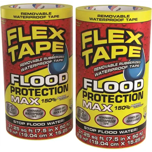 Tape Flood Protection Max 7.5 In. X 50 Ft. - - pack of 2 Tape Flood Protection Max 7.5 In. X 50 Ft. - - pack of 2