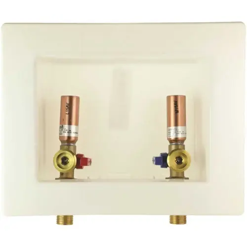 Plastic Switch Hitter Outlet Box 1/2" Male Copper Sweat With Ha Plastic Switch Hitter Outlet Box 1/2" Male Copper Sweat With Ha