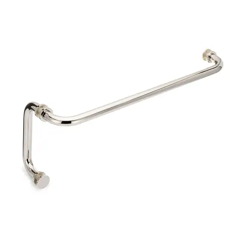 Oceana 18" c/c Towel Bar x 6" c/c Pull with Rosettes - Polished Nickel Oceana 18" c/c Towel Bar x 6" c/c Pull with Rosettes - Polished Nickel