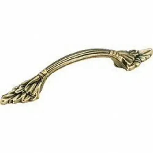 Natural Elegance Regency Brass Curved Cabinet Pull Handle 3" Center to Center - pack of 2 Natural Elegance Regency Brass Curved Cabinet Pull Handle 3" Center to Center - pack of 2