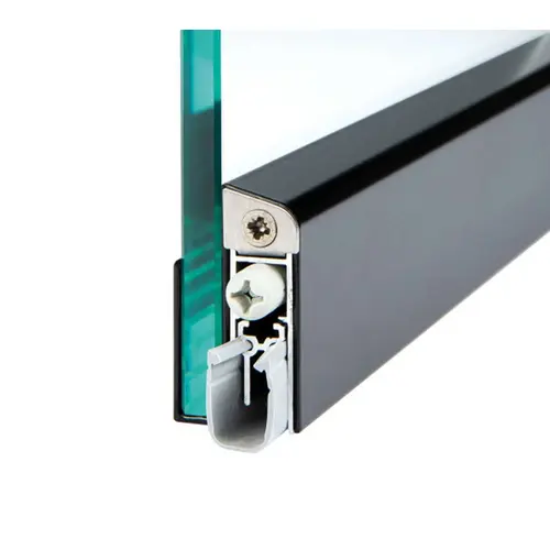 FrameTec Select 2.0 - Drop Down Seal with Silver Cover Tape - 42" Length - Black FrameTec Select 2.0 - Drop Down Seal with Silver Cover Tape - 42" Length - Black