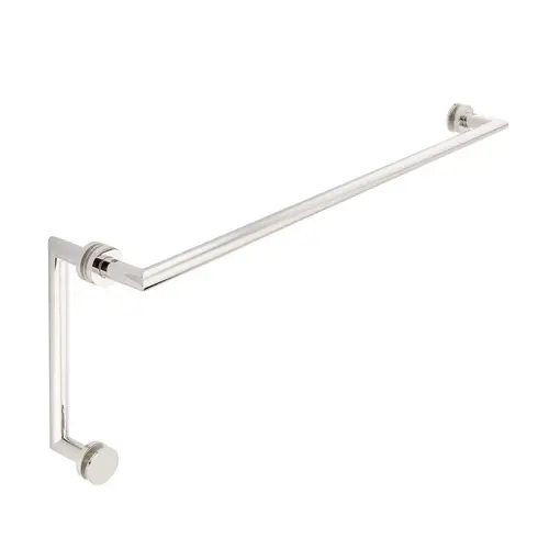 Coda 24" c/c Towel Bar x 6" c/c Pull - Polished Nickel Coda 24" c/c Towel Bar x 6" c/c Pull - Polished Nickel