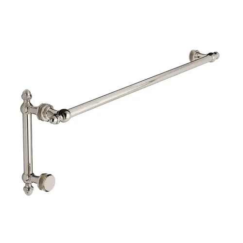 Sonata 24" c/c Towel Bar x 6" c/c Pull - Polished Nickel Sonata 24" c/c Towel Bar x 6" c/c Pull - Polished Nickel