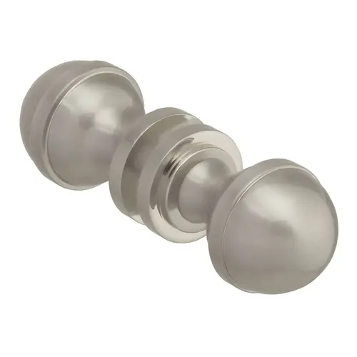 Concerto Back-to-Back Knob - Brushed Nickel Concerto Back-to-Back Knob - Brushed Nickel