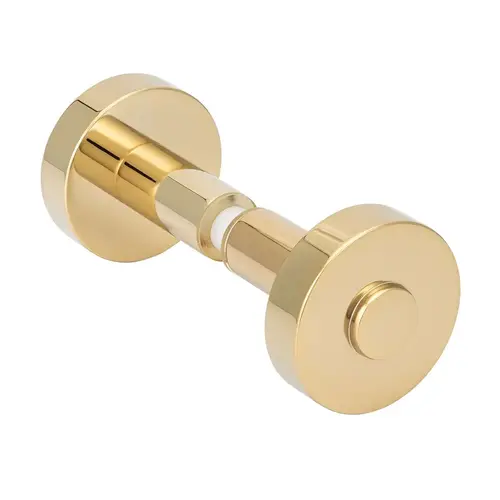 Counterpoint Back-to-Back Knob - Polished Brass PVD Counterpoint Back-to-Back Knob - Polished Brass PVD