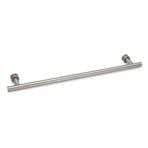 Counterpoint 24" c/c Single-Sided Towel Bar with Rosettes - Brushed Nickel Counterpoint 24" c/c Single-Sided Towel Bar with Rosettes - Brushed Nickel