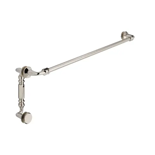 Rondo 24" c/c Towel Bar x 6" c/c Offset Pull - Polished Nickel Rondo 24" c/c Towel Bar x 6" c/c Offset Pull - Polished Nickel