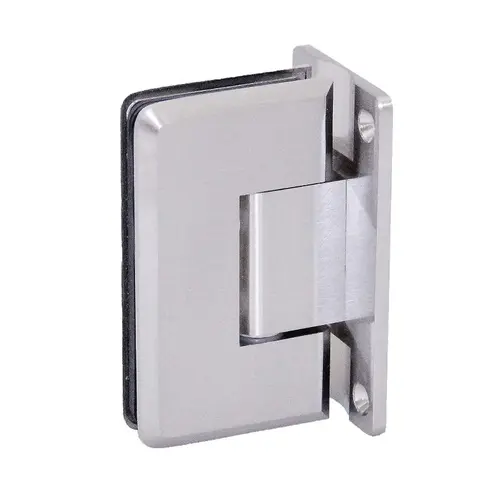 Oceana Heavy Duty Adjustable 90 degree Wall-Glass Hinge - Polished Chrome