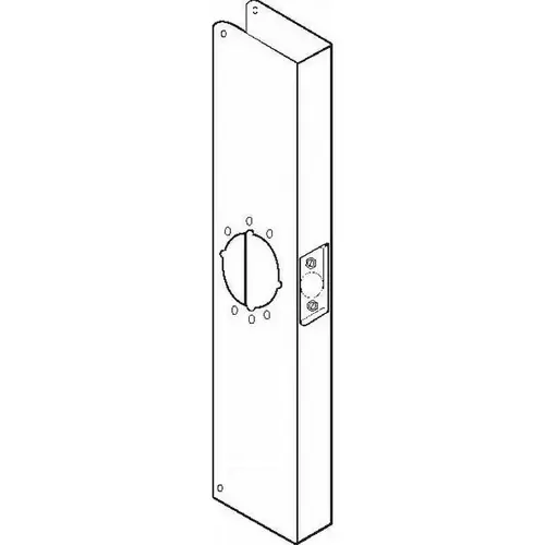 20" Classic Wrap Around with 2-3/4" Backset and 1-3/4" Door Oil Rubbed Bronze Finish