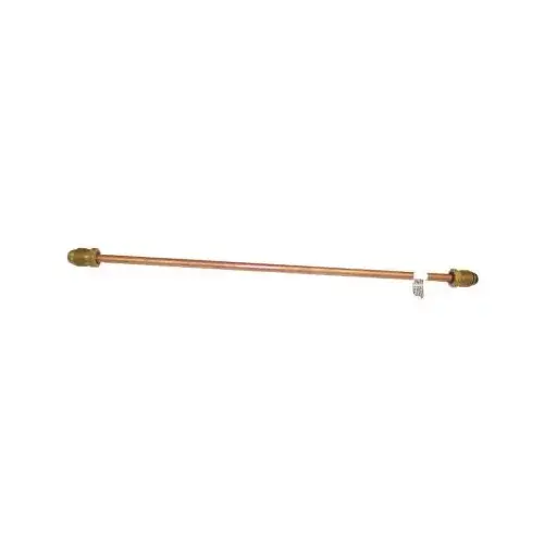 ME1600D Series Dielectric Copper Pigtail, Pol x Pol, Short Nipple, 1/4 in. Tubing Size, 20 in. L ME1600D Series Dielectric Copper Pigtail, Pol x Pol, Short Nipple, 1/4 in. Tubing Size, 20 in. L