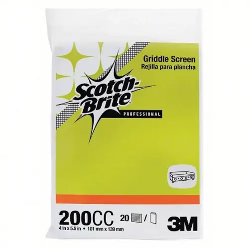 Scrubbing Screen Scotch Brite Heavy Duty For Grill 5.5" L Brown Scrubbing Screen Scotch Brite Heavy Duty For Grill 5.5" L Brown
