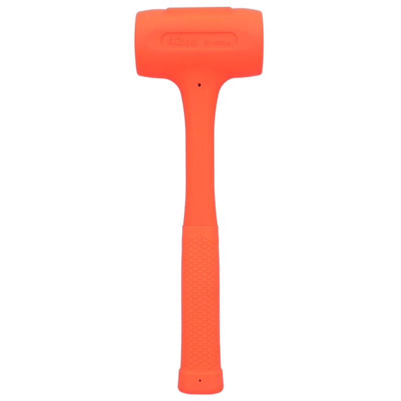 Stanley 57-533A Dead Blow Hammer 42 oz Steel Head Steel and Composite Handle Orange