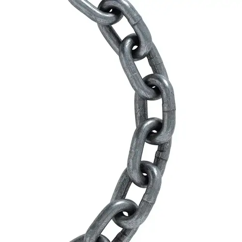 Grade 43 High Test Chain 3/8 Sizes Welded Carbon Steel 3/8" D X 10 ft. L Gray Grade 43 High Test Chain 3/8 Sizes Welded Carbon Steel 3/8" D X 10 ft. L Gray