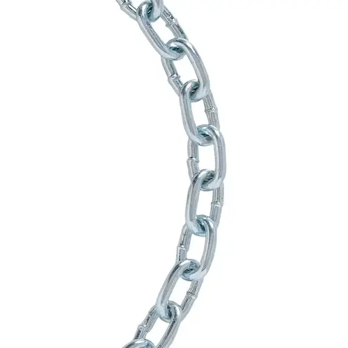 Machine Chain #2 Straight Link Carbon Steel 0.082" D X 20 ft. L Galvanized Machine Chain #2 Straight Link Carbon Steel 0.082" D X 20 ft. L Galvanized