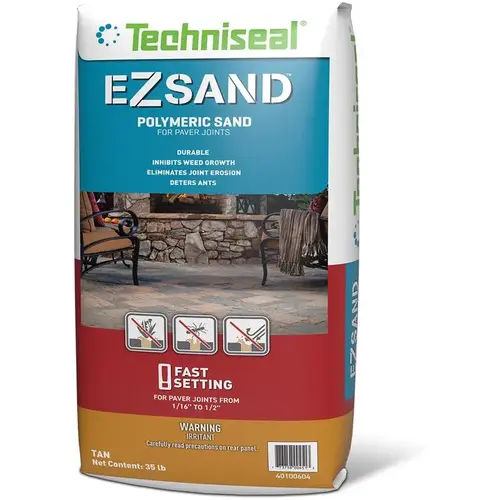 Techniseal EZ Sand, Polymeric For Paver Joints, Tan, 35-Lbs Techniseal EZ Sand, Polymeric For Paver Joints, Tan, 35-Lbs