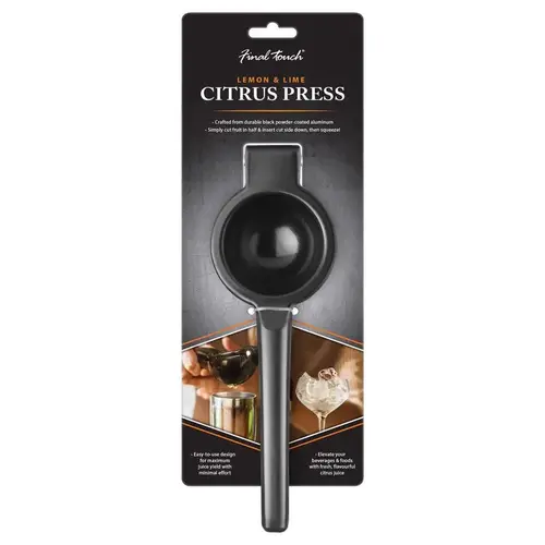 Citrus Juicer Black Die Cast Aluminum 3 oz Black