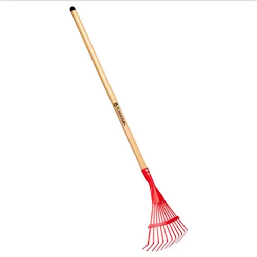 Kids Rake 38.39" 11 Tine Metal Wood Handle Kids Rake 38.39" 11 Tine Metal Wood Handle