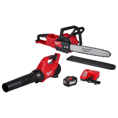 Chainsaw/Leaf Blower Combo M18 FUEL 2727-21HDB 16" 18 V Battery Kit (Battery & Charger) Chainsaw/Leaf Blower Combo M18 FUEL 2727-21HDB 16" 18 V Battery Kit (Battery & Charger)