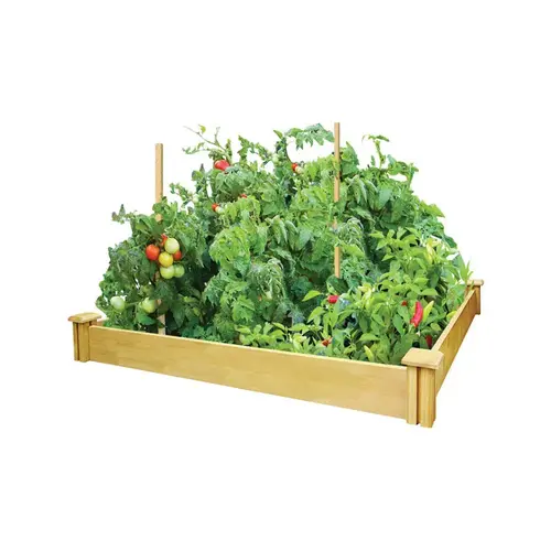 Planter 5.5" H X 48" W Cedar Raised Bed Brown Brown
