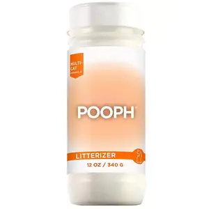 Pooph POKA-12 Kitty Litter Odor Eliminator Cat Powder 12 oz