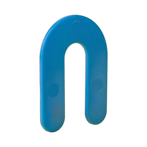 1/16" X 1 1/2" X 2 U Shims, Blue - pack of 200 1/16" X 1 1/2" X 2 U Shims, Blue - pack of 200