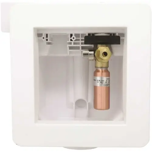 Ice Maker One Stop Box    1/2" Crimp Pex X1/4" Compression-Hammer Arrester