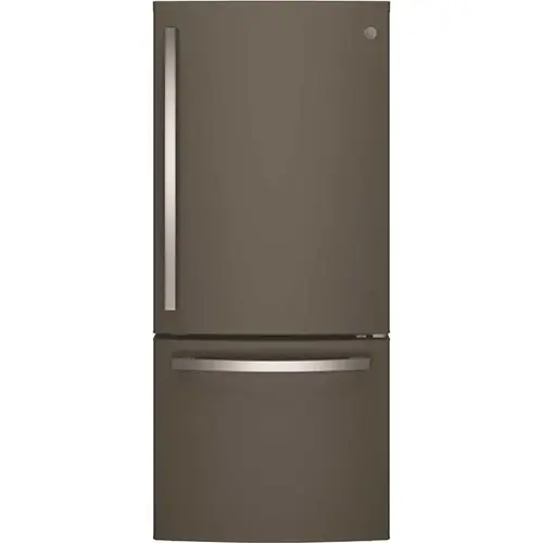 Energy Star 21.0 Cubic Feet Bottom-Freezer Refrigerator With Ice Maker, Slate Energy Star 21.0 Cubic Feet Bottom-Freezer Refrigerator With Ice Maker, Slate