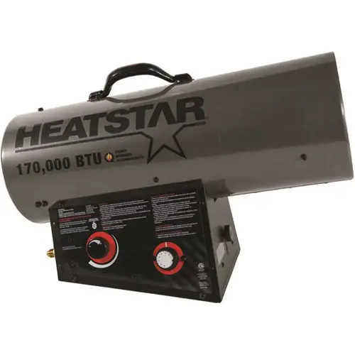 170,000 BTU Propane Forced Air Heater With Hose 170,000 BTU Propane Forced Air Heater With Hose