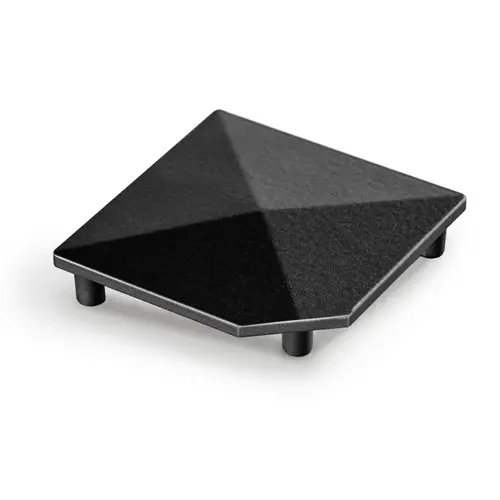 90 Degree Top Cap for AW Windscreen Post - Matte Black 90 Degree Top Cap for AW Windscreen Post - Matte Black